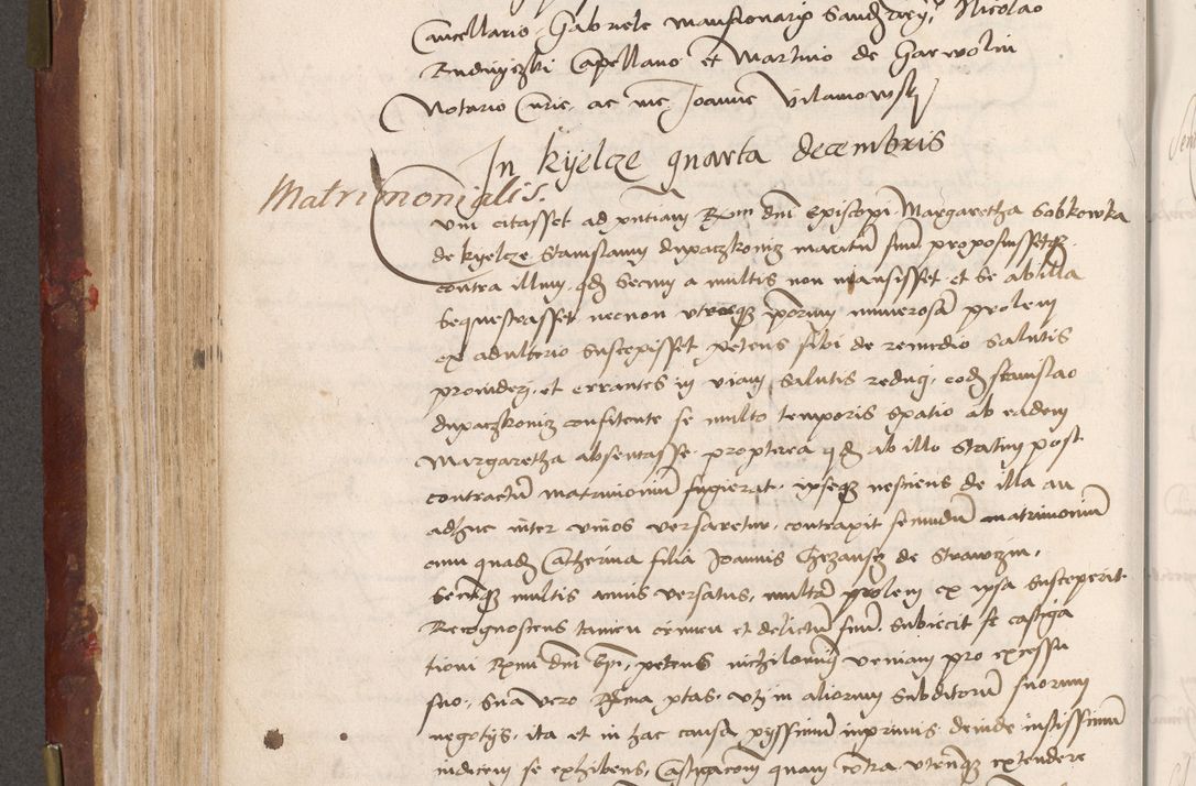 Zdjęcie nr 220 dla obiektu archiwalnego: Volumen I-um actorum coram R. D. Petro Tomicki, episcopo Cracoviensi et Regni Poloniae Vicecancellario, annoru 1524 a mense Aprili, 1525, 1526, 1527, 1528 et 1529 inclusive, quoeum indicem ad finem eiusdem voluminis videre licet.