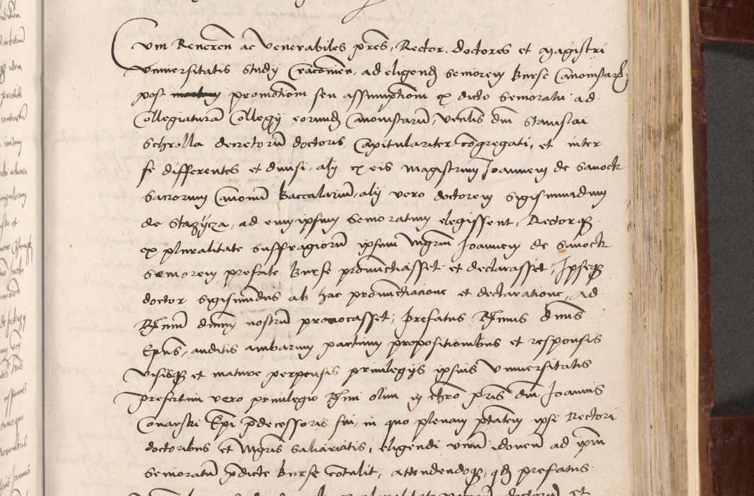 Zdjęcie nr 219 dla obiektu archiwalnego: Volumen I-um actorum coram R. D. Petro Tomicki, episcopo Cracoviensi et Regni Poloniae Vicecancellario, annoru 1524 a mense Aprili, 1525, 1526, 1527, 1528 et 1529 inclusive, quoeum indicem ad finem eiusdem voluminis videre licet.