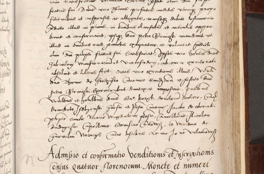 Zdjęcie nr 213 dla obiektu archiwalnego: Volumen I-um actorum coram R. D. Petro Tomicki, episcopo Cracoviensi et Regni Poloniae Vicecancellario, annoru 1524 a mense Aprili, 1525, 1526, 1527, 1528 et 1529 inclusive, quoeum indicem ad finem eiusdem voluminis videre licet.