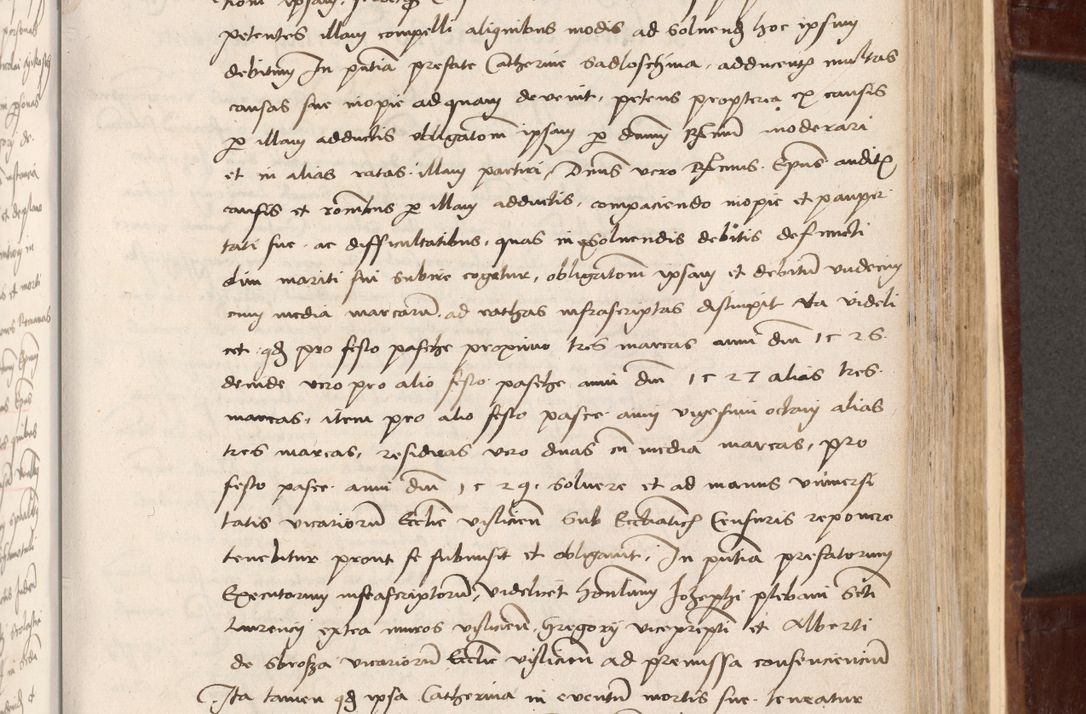 Zdjęcie nr 209 dla obiektu archiwalnego: Volumen I-um actorum coram R. D. Petro Tomicki, episcopo Cracoviensi et Regni Poloniae Vicecancellario, annoru 1524 a mense Aprili, 1525, 1526, 1527, 1528 et 1529 inclusive, quoeum indicem ad finem eiusdem voluminis videre licet.