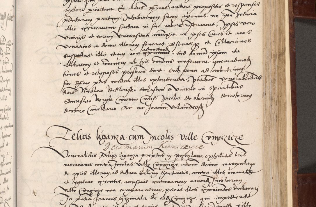 Zdjęcie nr 205 dla obiektu archiwalnego: Volumen I-um actorum coram R. D. Petro Tomicki, episcopo Cracoviensi et Regni Poloniae Vicecancellario, annoru 1524 a mense Aprili, 1525, 1526, 1527, 1528 et 1529 inclusive, quoeum indicem ad finem eiusdem voluminis videre licet.