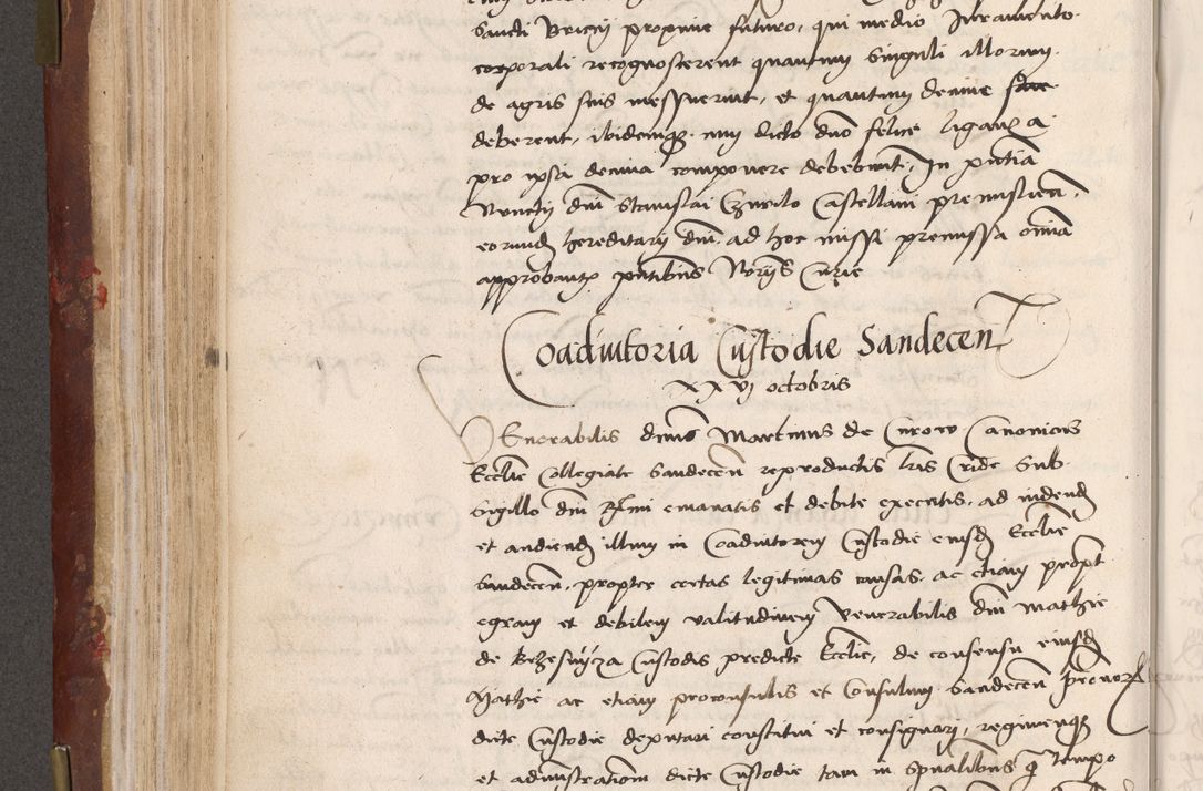 Zdjęcie nr 206 dla obiektu archiwalnego: Volumen I-um actorum coram R. D. Petro Tomicki, episcopo Cracoviensi et Regni Poloniae Vicecancellario, annoru 1524 a mense Aprili, 1525, 1526, 1527, 1528 et 1529 inclusive, quoeum indicem ad finem eiusdem voluminis videre licet.