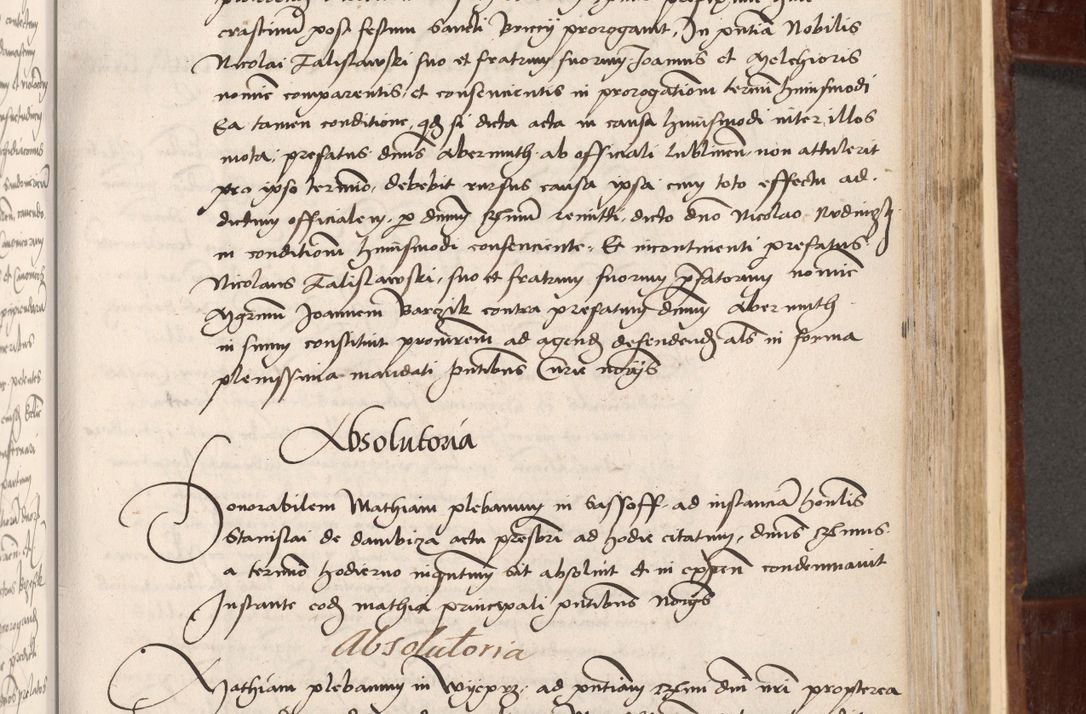 Zdjęcie nr 203 dla obiektu archiwalnego: Volumen I-um actorum coram R. D. Petro Tomicki, episcopo Cracoviensi et Regni Poloniae Vicecancellario, annoru 1524 a mense Aprili, 1525, 1526, 1527, 1528 et 1529 inclusive, quoeum indicem ad finem eiusdem voluminis videre licet.