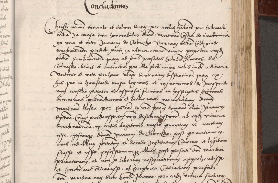 Zdjęcie nr 199 dla obiektu archiwalnego: Volumen I-um actorum coram R. D. Petro Tomicki, episcopo Cracoviensi et Regni Poloniae Vicecancellario, annoru 1524 a mense Aprili, 1525, 1526, 1527, 1528 et 1529 inclusive, quoeum indicem ad finem eiusdem voluminis videre licet.