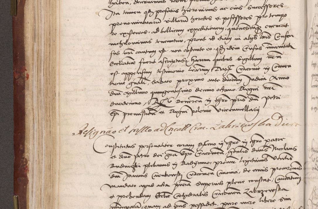 Zdjęcie nr 194 dla obiektu archiwalnego: Volumen I-um actorum coram R. D. Petro Tomicki, episcopo Cracoviensi et Regni Poloniae Vicecancellario, annoru 1524 a mense Aprili, 1525, 1526, 1527, 1528 et 1529 inclusive, quoeum indicem ad finem eiusdem voluminis videre licet.