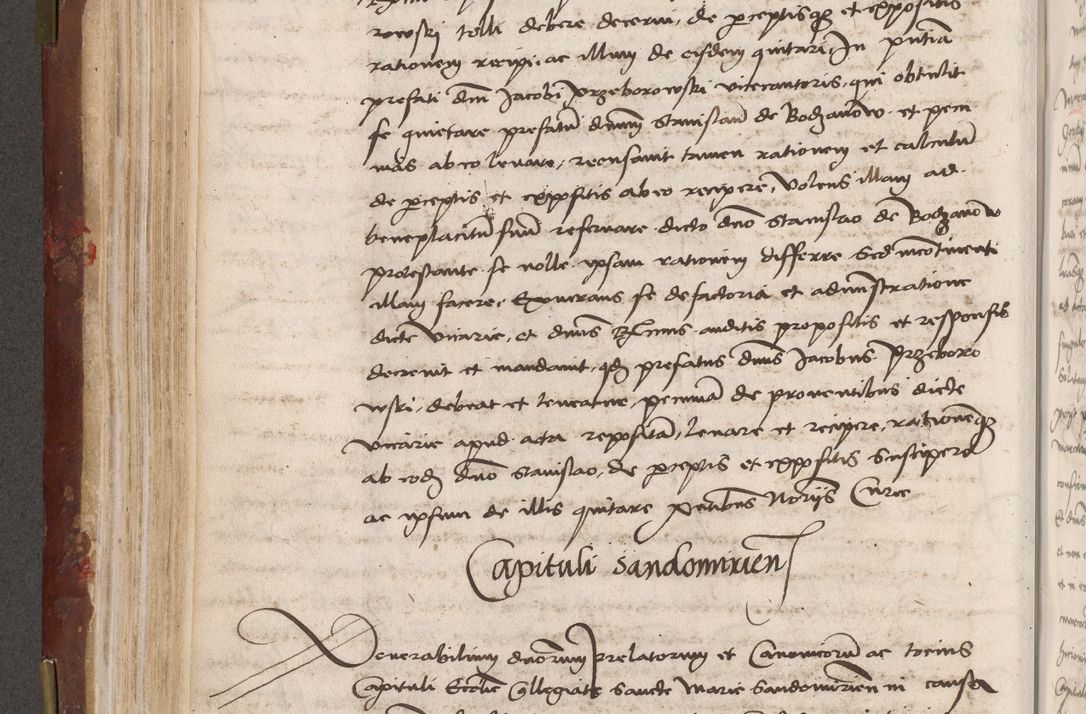 Zdjęcie nr 190 dla obiektu archiwalnego: Volumen I-um actorum coram R. D. Petro Tomicki, episcopo Cracoviensi et Regni Poloniae Vicecancellario, annoru 1524 a mense Aprili, 1525, 1526, 1527, 1528 et 1529 inclusive, quoeum indicem ad finem eiusdem voluminis videre licet.