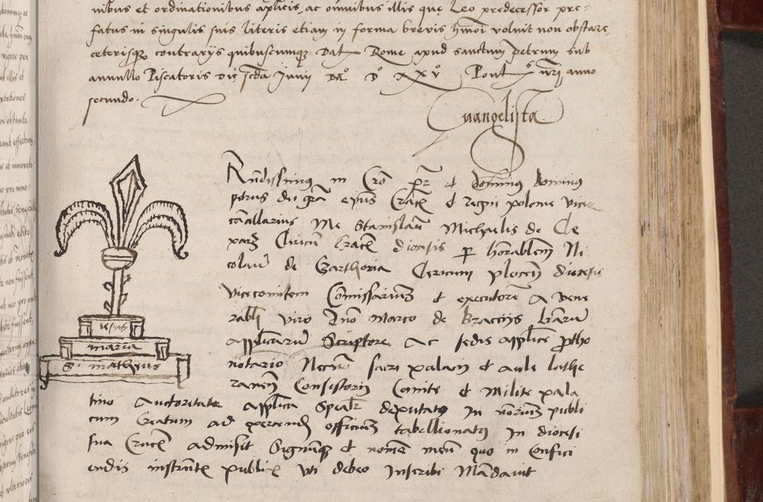 Zdjęcie nr 185 dla obiektu archiwalnego: Volumen I-um actorum coram R. D. Petro Tomicki, episcopo Cracoviensi et Regni Poloniae Vicecancellario, annoru 1524 a mense Aprili, 1525, 1526, 1527, 1528 et 1529 inclusive, quoeum indicem ad finem eiusdem voluminis videre licet.