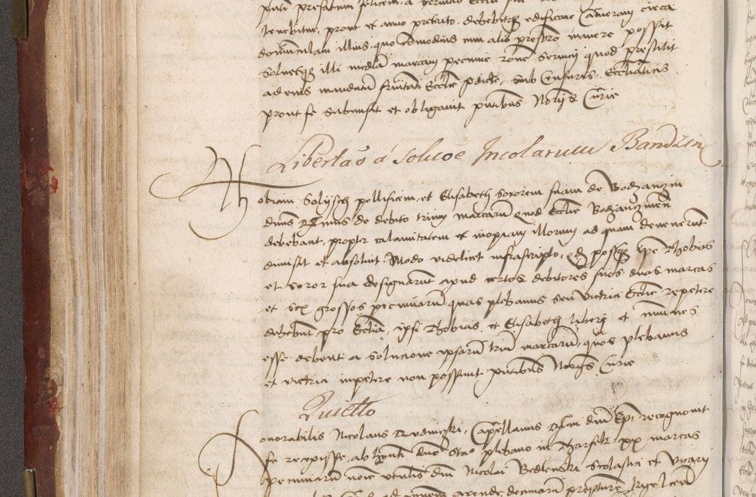 Zdjęcie nr 172 dla obiektu archiwalnego: Volumen I-um actorum coram R. D. Petro Tomicki, episcopo Cracoviensi et Regni Poloniae Vicecancellario, annoru 1524 a mense Aprili, 1525, 1526, 1527, 1528 et 1529 inclusive, quoeum indicem ad finem eiusdem voluminis videre licet.