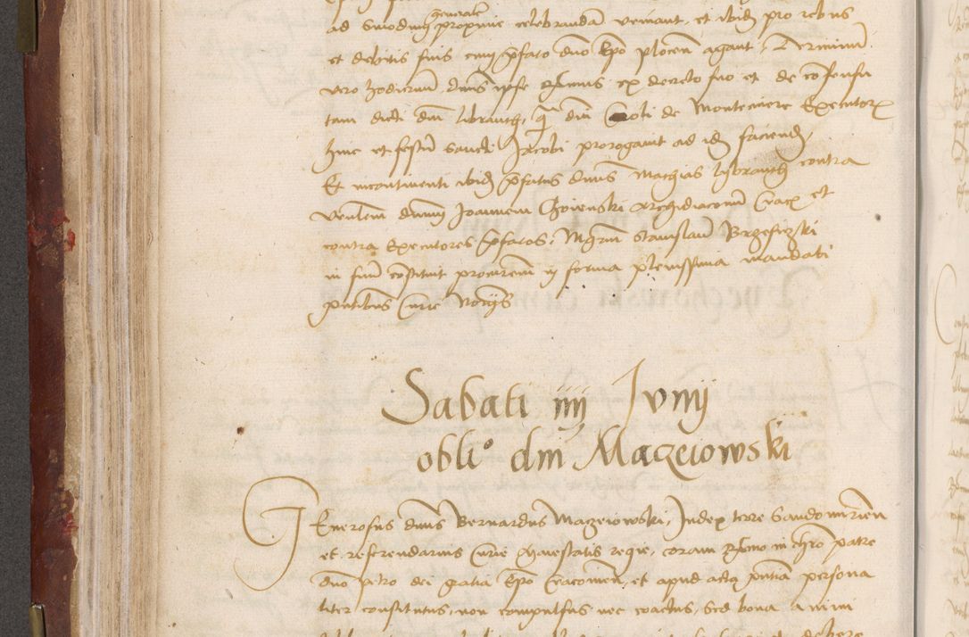 Zdjęcie nr 158 dla obiektu archiwalnego: Volumen I-um actorum coram R. D. Petro Tomicki, episcopo Cracoviensi et Regni Poloniae Vicecancellario, annoru 1524 a mense Aprili, 1525, 1526, 1527, 1528 et 1529 inclusive, quoeum indicem ad finem eiusdem voluminis videre licet.