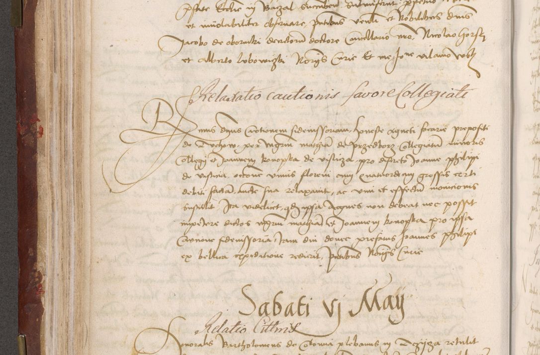 Zdjęcie nr 152 dla obiektu archiwalnego: Volumen I-um actorum coram R. D. Petro Tomicki, episcopo Cracoviensi et Regni Poloniae Vicecancellario, annoru 1524 a mense Aprili, 1525, 1526, 1527, 1528 et 1529 inclusive, quoeum indicem ad finem eiusdem voluminis videre licet.