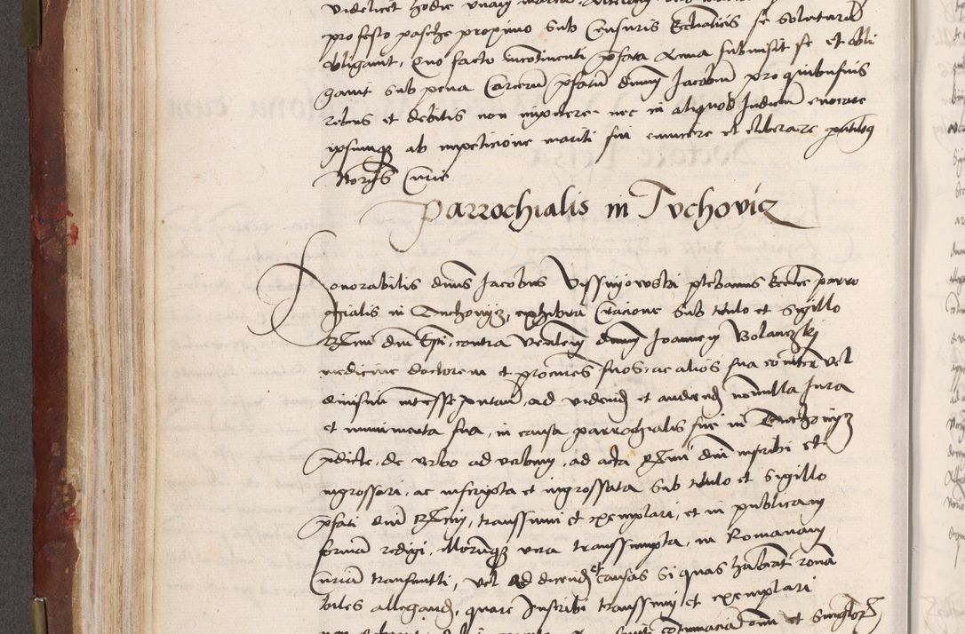Zdjęcie nr 142 dla obiektu archiwalnego: Volumen I-um actorum coram R. D. Petro Tomicki, episcopo Cracoviensi et Regni Poloniae Vicecancellario, annoru 1524 a mense Aprili, 1525, 1526, 1527, 1528 et 1529 inclusive, quoeum indicem ad finem eiusdem voluminis videre licet.