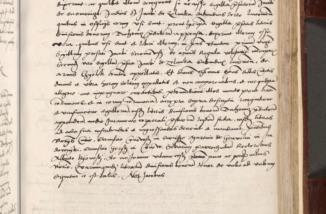 Zdjęcie nr 143 dla obiektu archiwalnego: Volumen I-um actorum coram R. D. Petro Tomicki, episcopo Cracoviensi et Regni Poloniae Vicecancellario, annoru 1524 a mense Aprili, 1525, 1526, 1527, 1528 et 1529 inclusive, quoeum indicem ad finem eiusdem voluminis videre licet.