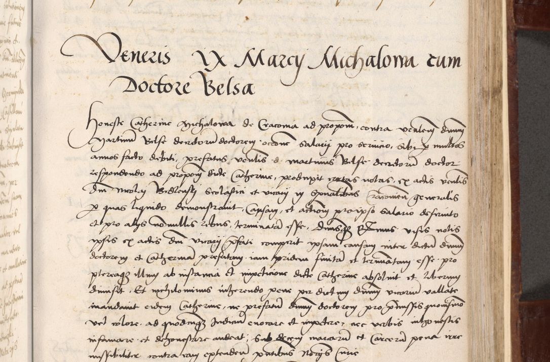 Zdjęcie nr 141 dla obiektu archiwalnego: Volumen I-um actorum coram R. D. Petro Tomicki, episcopo Cracoviensi et Regni Poloniae Vicecancellario, annoru 1524 a mense Aprili, 1525, 1526, 1527, 1528 et 1529 inclusive, quoeum indicem ad finem eiusdem voluminis videre licet.