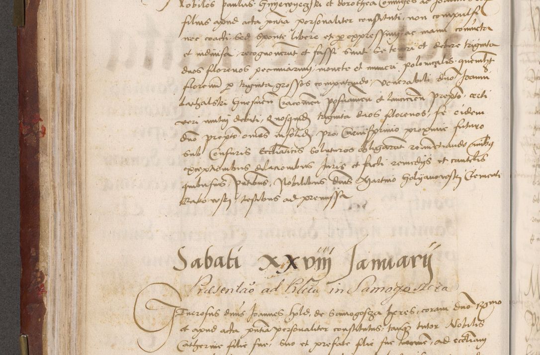 Zdjęcie nr 138 dla obiektu archiwalnego: Volumen I-um actorum coram R. D. Petro Tomicki, episcopo Cracoviensi et Regni Poloniae Vicecancellario, annoru 1524 a mense Aprili, 1525, 1526, 1527, 1528 et 1529 inclusive, quoeum indicem ad finem eiusdem voluminis videre licet.