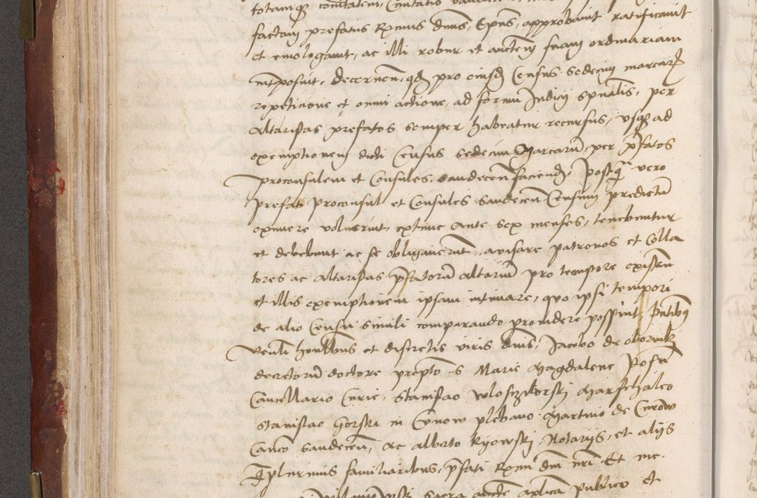 Zdjęcie nr 130 dla obiektu archiwalnego: Volumen I-um actorum coram R. D. Petro Tomicki, episcopo Cracoviensi et Regni Poloniae Vicecancellario, annoru 1524 a mense Aprili, 1525, 1526, 1527, 1528 et 1529 inclusive, quoeum indicem ad finem eiusdem voluminis videre licet.
