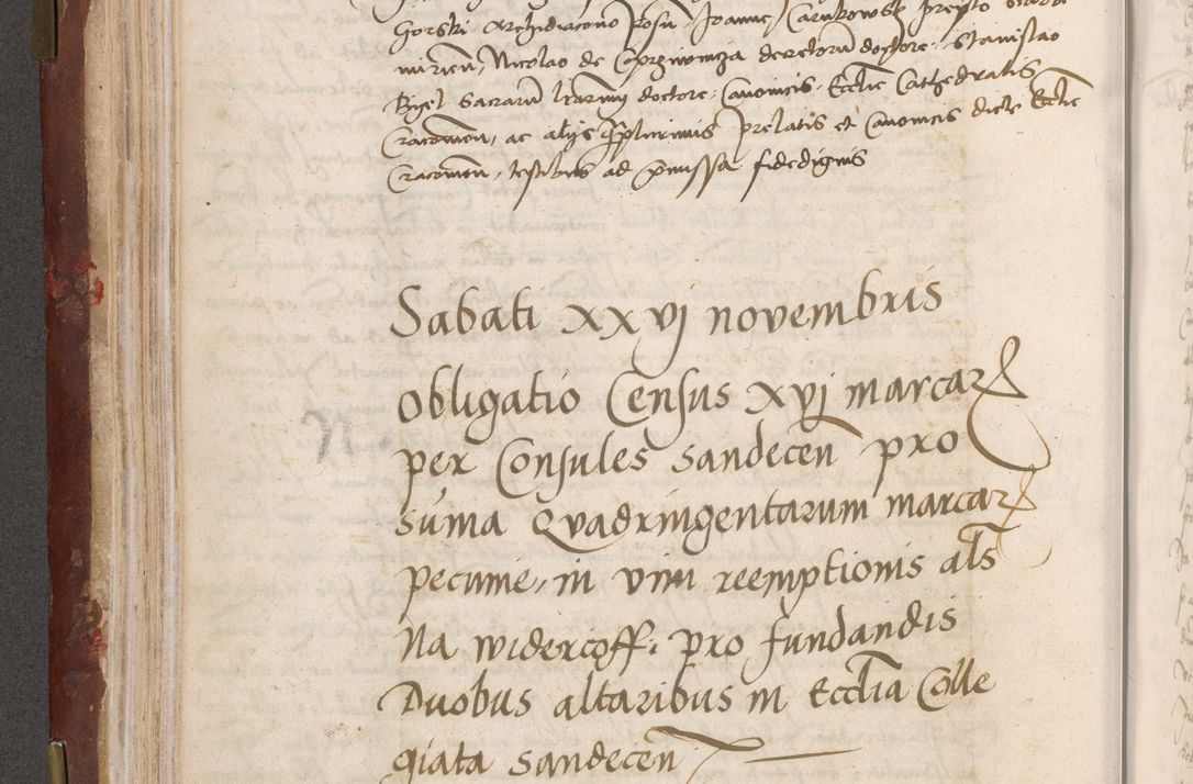 Zdjęcie nr 128 dla obiektu archiwalnego: Volumen I-um actorum coram R. D. Petro Tomicki, episcopo Cracoviensi et Regni Poloniae Vicecancellario, annoru 1524 a mense Aprili, 1525, 1526, 1527, 1528 et 1529 inclusive, quoeum indicem ad finem eiusdem voluminis videre licet.