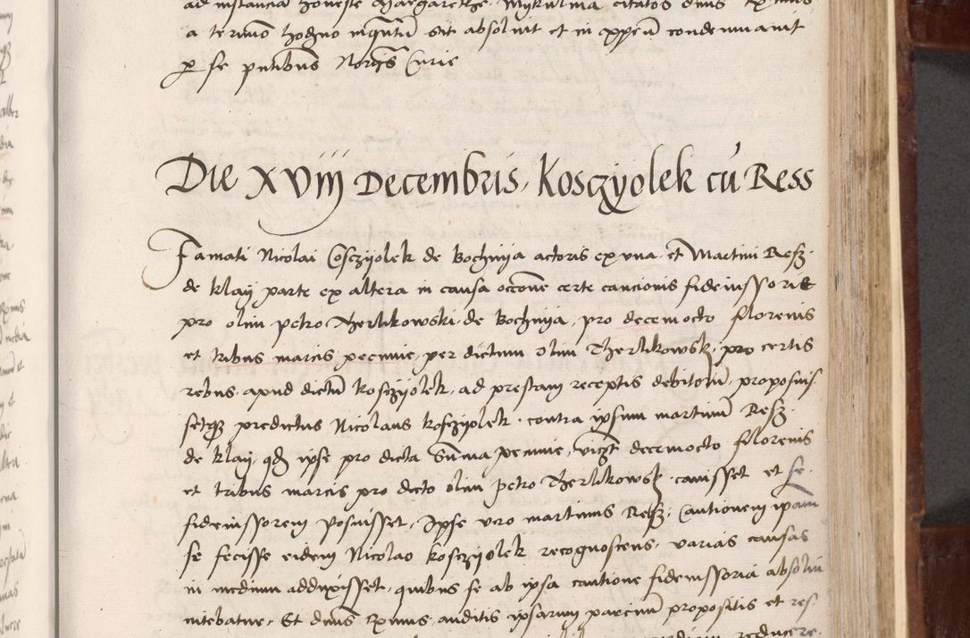 Zdjęcie nr 125 dla obiektu archiwalnego: Volumen I-um actorum coram R. D. Petro Tomicki, episcopo Cracoviensi et Regni Poloniae Vicecancellario, annoru 1524 a mense Aprili, 1525, 1526, 1527, 1528 et 1529 inclusive, quoeum indicem ad finem eiusdem voluminis videre licet.