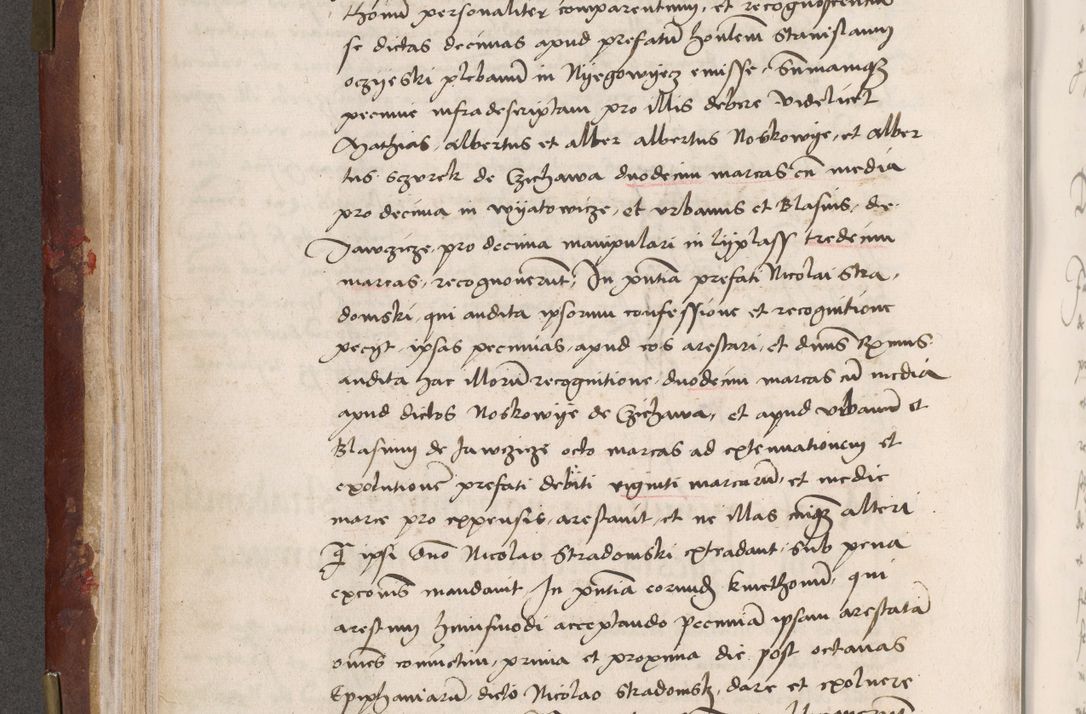 Zdjęcie nr 124 dla obiektu archiwalnego: Volumen I-um actorum coram R. D. Petro Tomicki, episcopo Cracoviensi et Regni Poloniae Vicecancellario, annoru 1524 a mense Aprili, 1525, 1526, 1527, 1528 et 1529 inclusive, quoeum indicem ad finem eiusdem voluminis videre licet.