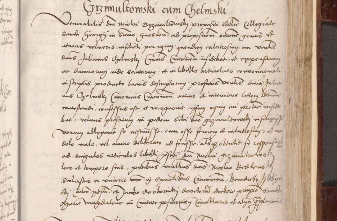 Zdjęcie nr 117 dla obiektu archiwalnego: Volumen I-um actorum coram R. D. Petro Tomicki, episcopo Cracoviensi et Regni Poloniae Vicecancellario, annoru 1524 a mense Aprili, 1525, 1526, 1527, 1528 et 1529 inclusive, quoeum indicem ad finem eiusdem voluminis videre licet.