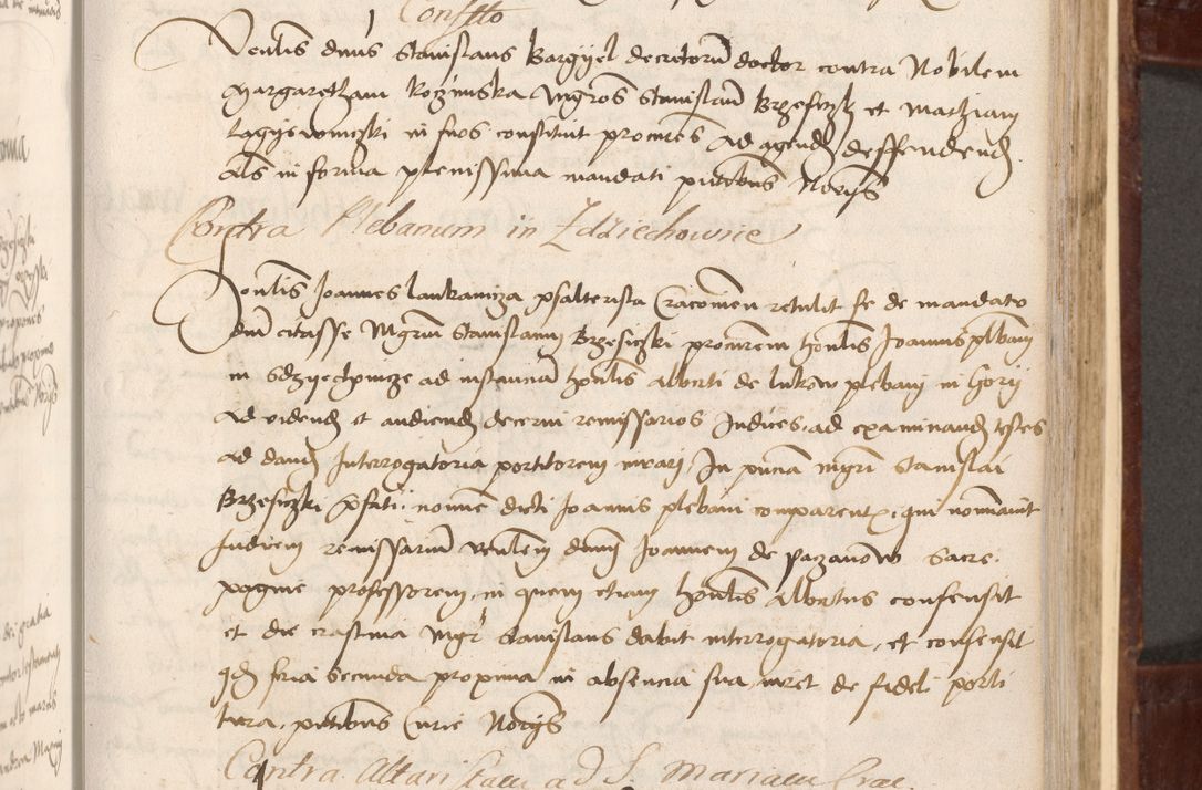 Zdjęcie nr 101 dla obiektu archiwalnego: Volumen I-um actorum coram R. D. Petro Tomicki, episcopo Cracoviensi et Regni Poloniae Vicecancellario, annoru 1524 a mense Aprili, 1525, 1526, 1527, 1528 et 1529 inclusive, quoeum indicem ad finem eiusdem voluminis videre licet.
