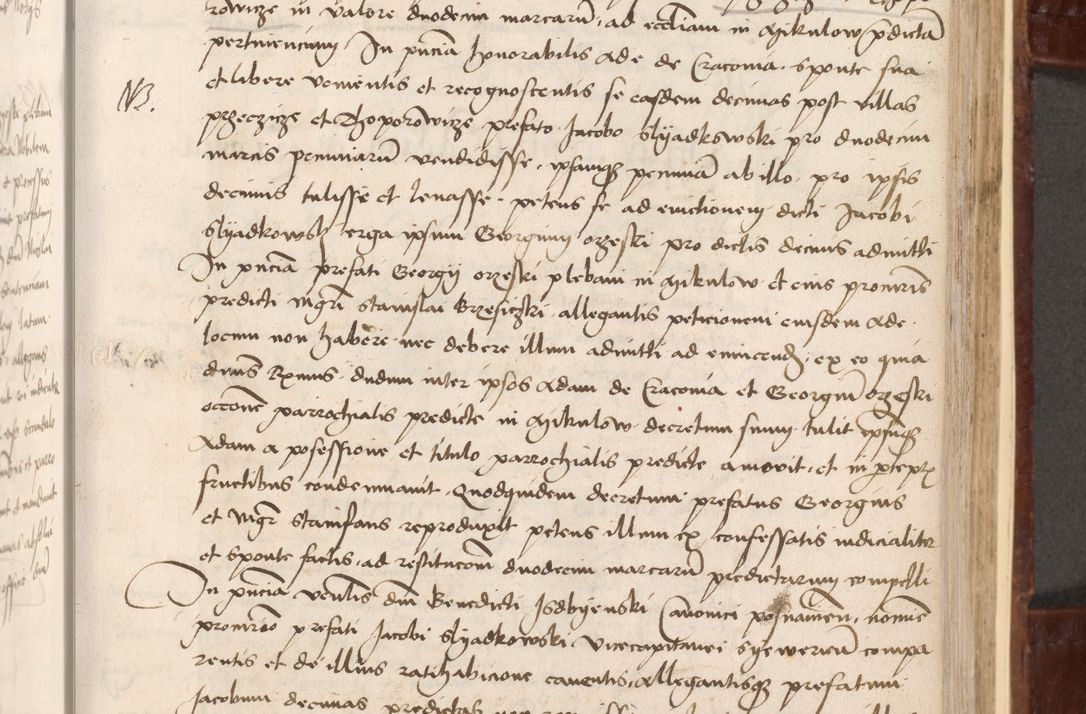 Zdjęcie nr 99 dla obiektu archiwalnego: Volumen I-um actorum coram R. D. Petro Tomicki, episcopo Cracoviensi et Regni Poloniae Vicecancellario, annoru 1524 a mense Aprili, 1525, 1526, 1527, 1528 et 1529 inclusive, quoeum indicem ad finem eiusdem voluminis videre licet.