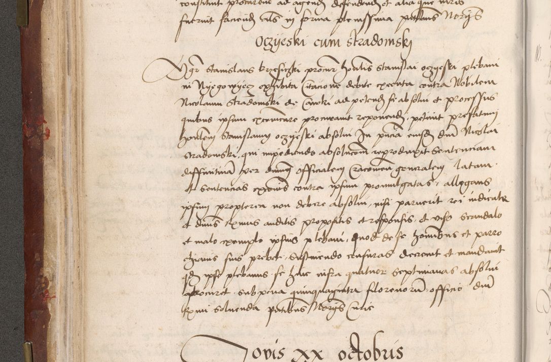 Zdjęcie nr 98 dla obiektu archiwalnego: Volumen I-um actorum coram R. D. Petro Tomicki, episcopo Cracoviensi et Regni Poloniae Vicecancellario, annoru 1524 a mense Aprili, 1525, 1526, 1527, 1528 et 1529 inclusive, quoeum indicem ad finem eiusdem voluminis videre licet.