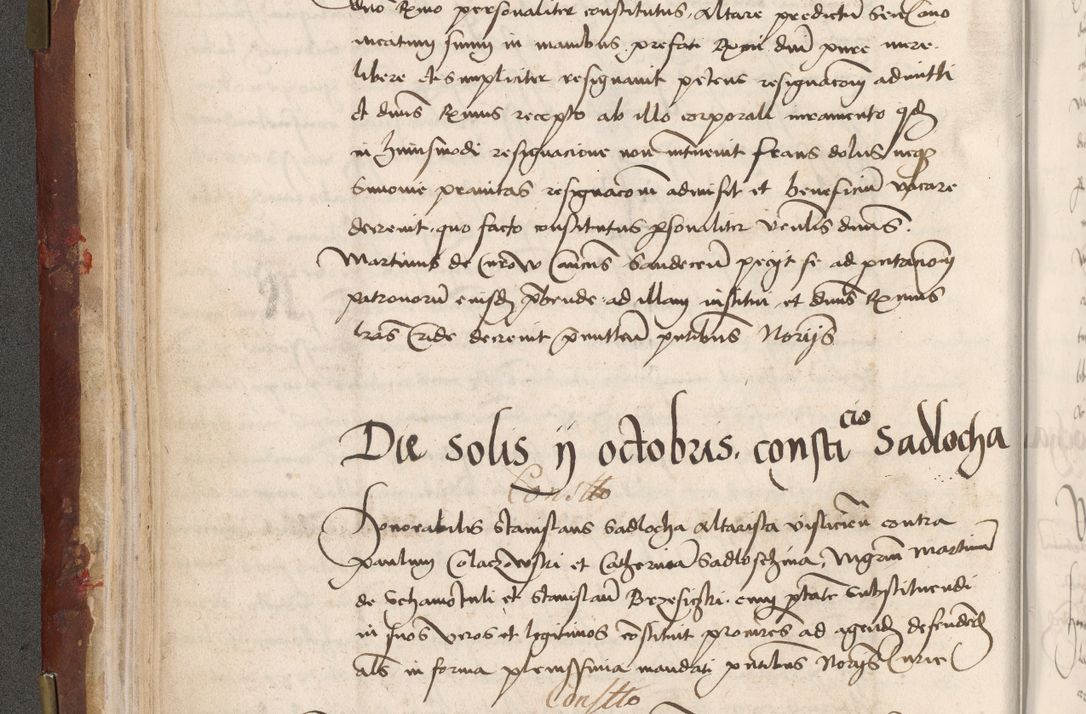Zdjęcie nr 92 dla obiektu archiwalnego: Volumen I-um actorum coram R. D. Petro Tomicki, episcopo Cracoviensi et Regni Poloniae Vicecancellario, annoru 1524 a mense Aprili, 1525, 1526, 1527, 1528 et 1529 inclusive, quoeum indicem ad finem eiusdem voluminis videre licet.