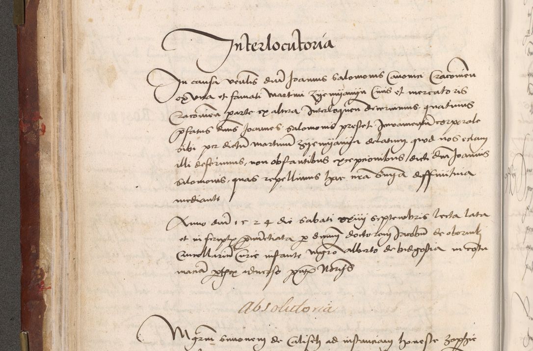 Zdjęcie nr 88 dla obiektu archiwalnego: Volumen I-um actorum coram R. D. Petro Tomicki, episcopo Cracoviensi et Regni Poloniae Vicecancellario, annoru 1524 a mense Aprili, 1525, 1526, 1527, 1528 et 1529 inclusive, quoeum indicem ad finem eiusdem voluminis videre licet.