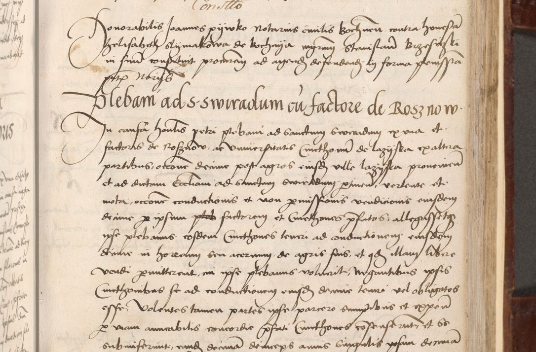 Zdjęcie nr 87 dla obiektu archiwalnego: Volumen I-um actorum coram R. D. Petro Tomicki, episcopo Cracoviensi et Regni Poloniae Vicecancellario, annoru 1524 a mense Aprili, 1525, 1526, 1527, 1528 et 1529 inclusive, quoeum indicem ad finem eiusdem voluminis videre licet.