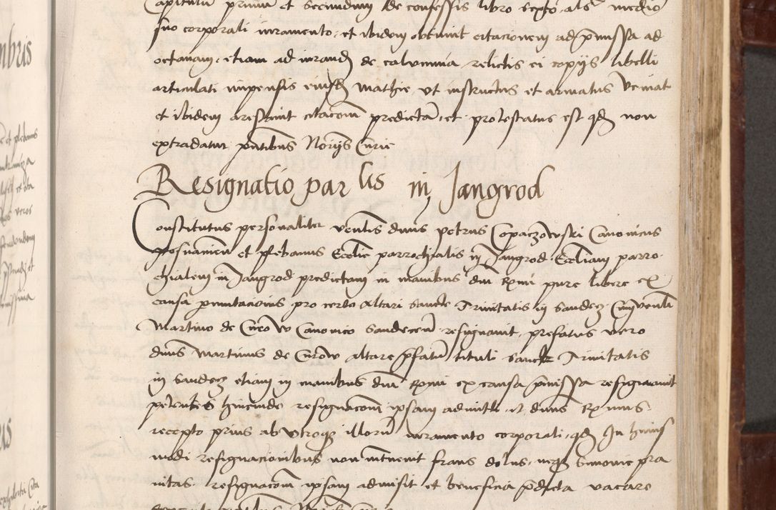 Zdjęcie nr 85 dla obiektu archiwalnego: Volumen I-um actorum coram R. D. Petro Tomicki, episcopo Cracoviensi et Regni Poloniae Vicecancellario, annoru 1524 a mense Aprili, 1525, 1526, 1527, 1528 et 1529 inclusive, quoeum indicem ad finem eiusdem voluminis videre licet.