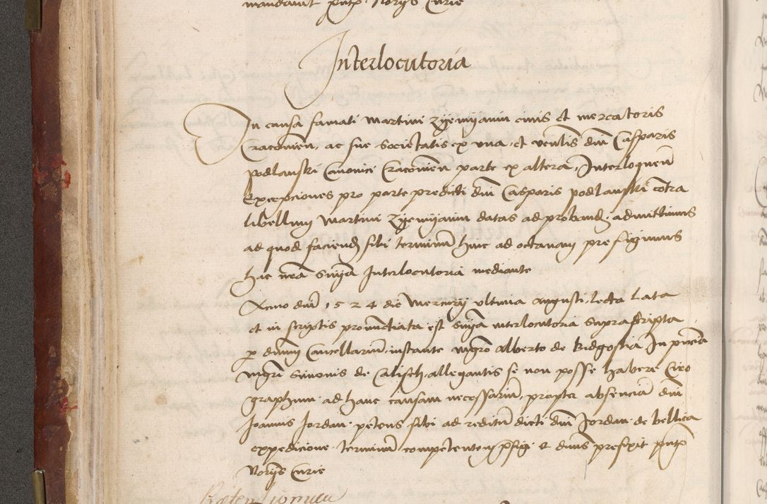 Zdjęcie nr 82 dla obiektu archiwalnego: Volumen I-um actorum coram R. D. Petro Tomicki, episcopo Cracoviensi et Regni Poloniae Vicecancellario, annoru 1524 a mense Aprili, 1525, 1526, 1527, 1528 et 1529 inclusive, quoeum indicem ad finem eiusdem voluminis videre licet.
