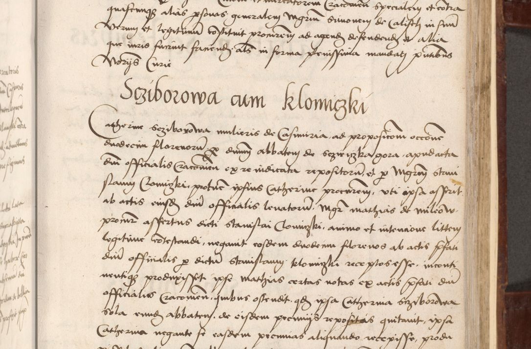 Zdjęcie nr 83 dla obiektu archiwalnego: Volumen I-um actorum coram R. D. Petro Tomicki, episcopo Cracoviensi et Regni Poloniae Vicecancellario, annoru 1524 a mense Aprili, 1525, 1526, 1527, 1528 et 1529 inclusive, quoeum indicem ad finem eiusdem voluminis videre licet.