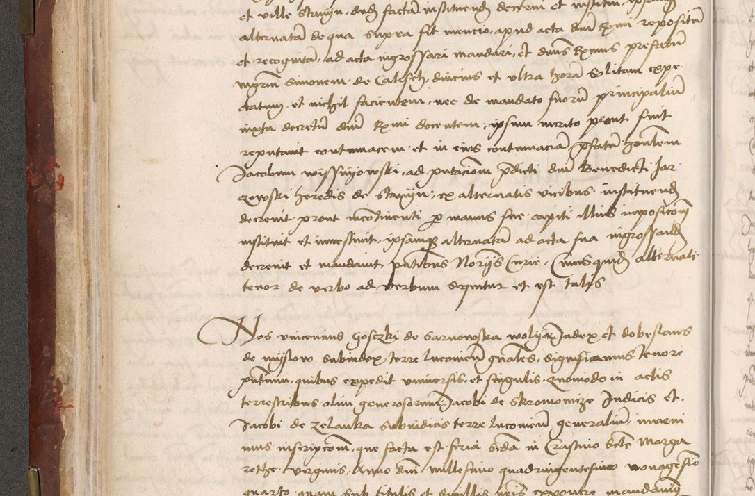 Zdjęcie nr 78 dla obiektu archiwalnego: Volumen I-um actorum coram R. D. Petro Tomicki, episcopo Cracoviensi et Regni Poloniae Vicecancellario, annoru 1524 a mense Aprili, 1525, 1526, 1527, 1528 et 1529 inclusive, quoeum indicem ad finem eiusdem voluminis videre licet.