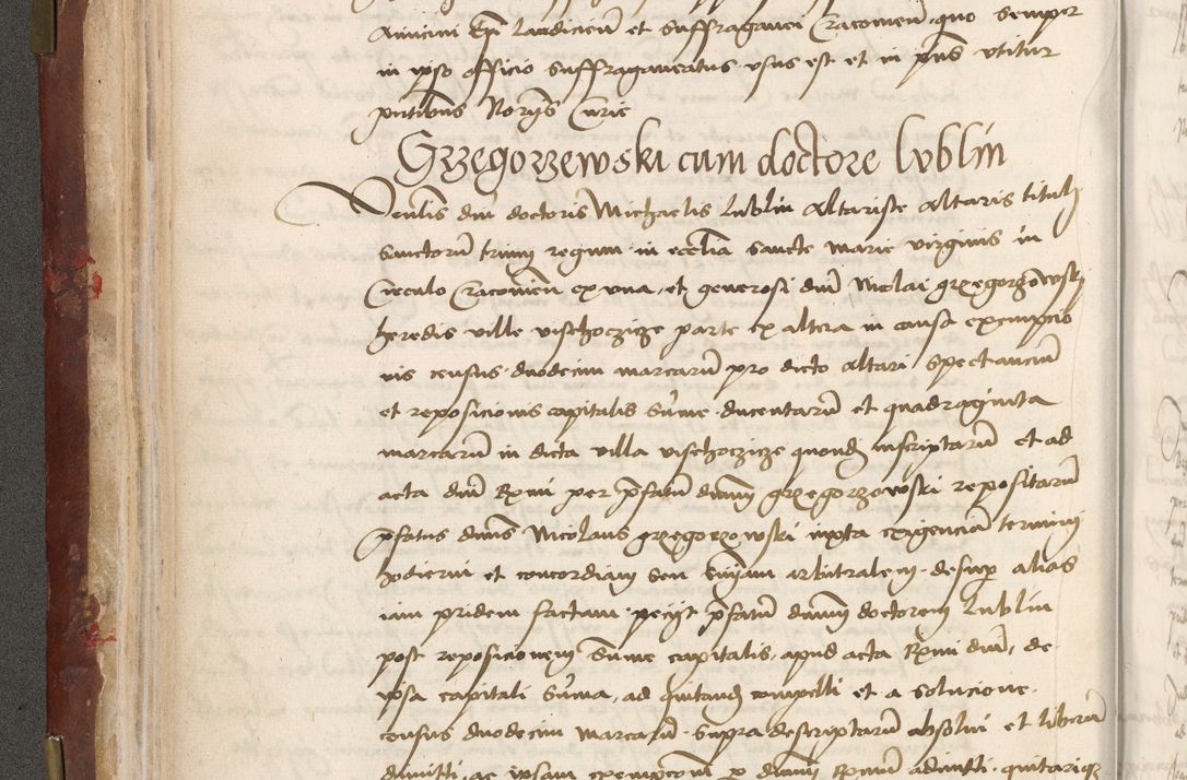 Zdjęcie nr 76 dla obiektu archiwalnego: Volumen I-um actorum coram R. D. Petro Tomicki, episcopo Cracoviensi et Regni Poloniae Vicecancellario, annoru 1524 a mense Aprili, 1525, 1526, 1527, 1528 et 1529 inclusive, quoeum indicem ad finem eiusdem voluminis videre licet.