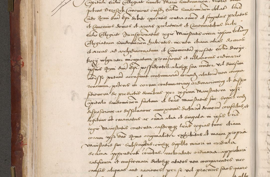 Zdjęcie nr 72 dla obiektu archiwalnego: Volumen I-um actorum coram R. D. Petro Tomicki, episcopo Cracoviensi et Regni Poloniae Vicecancellario, annoru 1524 a mense Aprili, 1525, 1526, 1527, 1528 et 1529 inclusive, quoeum indicem ad finem eiusdem voluminis videre licet.