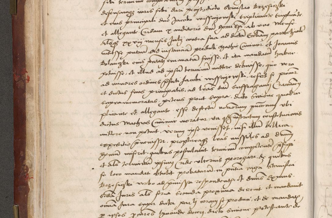 Zdjęcie nr 70 dla obiektu archiwalnego: Volumen I-um actorum coram R. D. Petro Tomicki, episcopo Cracoviensi et Regni Poloniae Vicecancellario, annoru 1524 a mense Aprili, 1525, 1526, 1527, 1528 et 1529 inclusive, quoeum indicem ad finem eiusdem voluminis videre licet.
