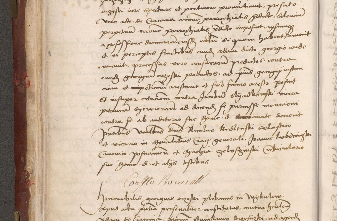 Zdjęcie nr 62 dla obiektu archiwalnego: Volumen I-um actorum coram R. D. Petro Tomicki, episcopo Cracoviensi et Regni Poloniae Vicecancellario, annoru 1524 a mense Aprili, 1525, 1526, 1527, 1528 et 1529 inclusive, quoeum indicem ad finem eiusdem voluminis videre licet.