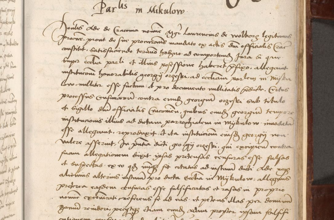 Zdjęcie nr 61 dla obiektu archiwalnego: Volumen I-um actorum coram R. D. Petro Tomicki, episcopo Cracoviensi et Regni Poloniae Vicecancellario, annoru 1524 a mense Aprili, 1525, 1526, 1527, 1528 et 1529 inclusive, quoeum indicem ad finem eiusdem voluminis videre licet.