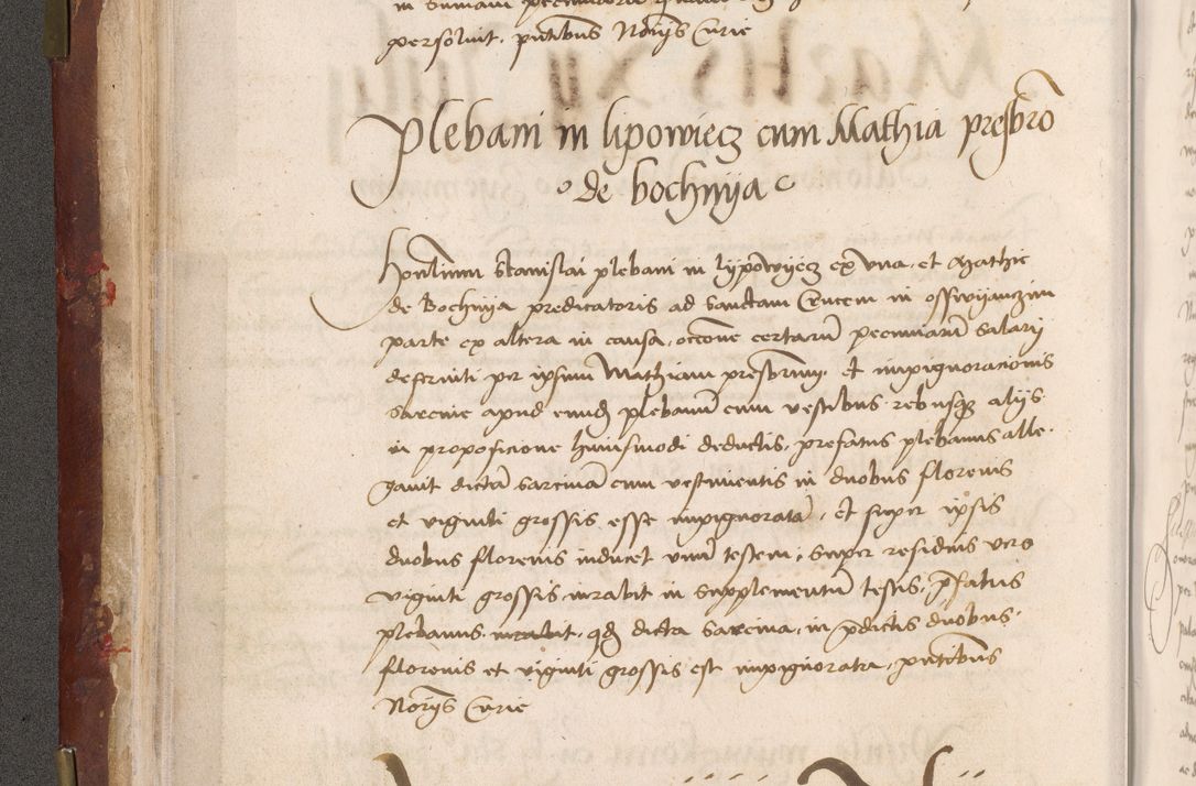 Zdjęcie nr 50 dla obiektu archiwalnego: Volumen I-um actorum coram R. D. Petro Tomicki, episcopo Cracoviensi et Regni Poloniae Vicecancellario, annoru 1524 a mense Aprili, 1525, 1526, 1527, 1528 et 1529 inclusive, quoeum indicem ad finem eiusdem voluminis videre licet.