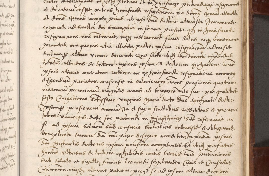 Zdjęcie nr 33 dla obiektu archiwalnego: Volumen I-um actorum coram R. D. Petro Tomicki, episcopo Cracoviensi et Regni Poloniae Vicecancellario, annoru 1524 a mense Aprili, 1525, 1526, 1527, 1528 et 1529 inclusive, quoeum indicem ad finem eiusdem voluminis videre licet.