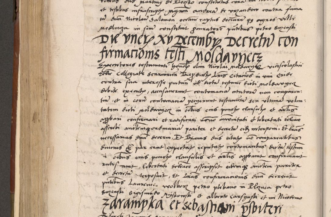Zdjęcie nr 553 dla obiektu archiwalnego: Volumen II-um actorum coram R. D. Petro Tomicki, episcopo Cracoviensi et Regni Poloniae Vicecancellario, per A. D. 1530 et 1531 inclusive acticatorum, quorum indicem ad finem praesentis voluminis adnotatum videre est.
