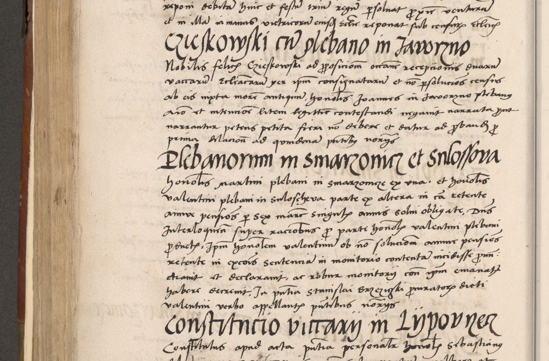 Zdjęcie nr 549 dla obiektu archiwalnego: Volumen II-um actorum coram R. D. Petro Tomicki, episcopo Cracoviensi et Regni Poloniae Vicecancellario, per A. D. 1530 et 1531 inclusive acticatorum, quorum indicem ad finem praesentis voluminis adnotatum videre est.