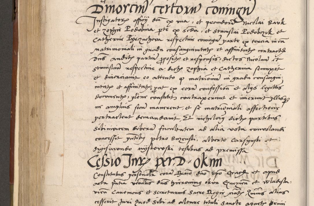Zdjęcie nr 551 dla obiektu archiwalnego: Volumen II-um actorum coram R. D. Petro Tomicki, episcopo Cracoviensi et Regni Poloniae Vicecancellario, per A. D. 1530 et 1531 inclusive acticatorum, quorum indicem ad finem praesentis voluminis adnotatum videre est.
