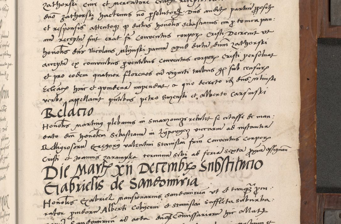 Zdjęcie nr 550 dla obiektu archiwalnego: Volumen II-um actorum coram R. D. Petro Tomicki, episcopo Cracoviensi et Regni Poloniae Vicecancellario, per A. D. 1530 et 1531 inclusive acticatorum, quorum indicem ad finem praesentis voluminis adnotatum videre est.