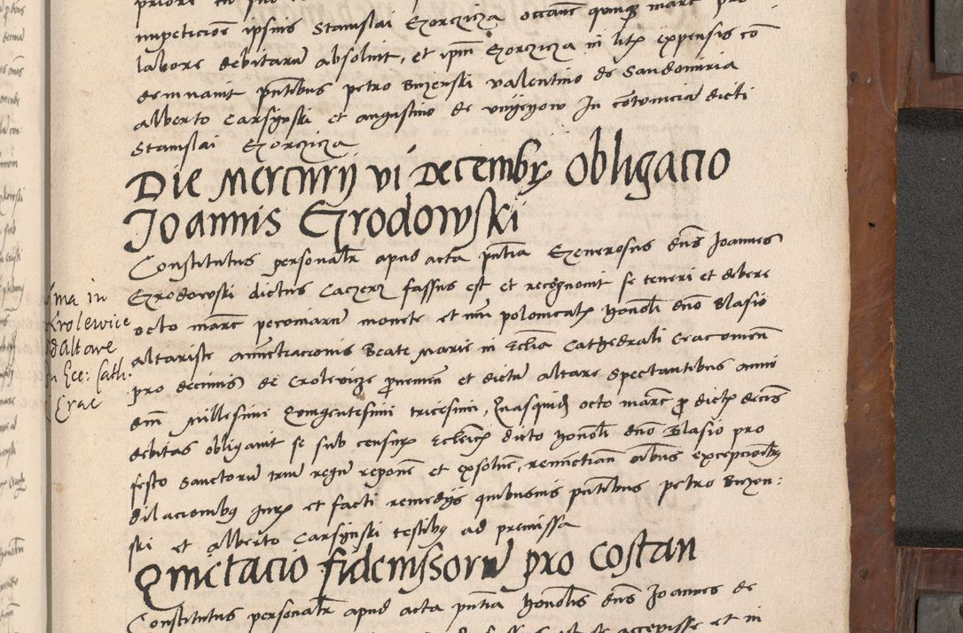 Zdjęcie nr 546 dla obiektu archiwalnego: Volumen II-um actorum coram R. D. Petro Tomicki, episcopo Cracoviensi et Regni Poloniae Vicecancellario, per A. D. 1530 et 1531 inclusive acticatorum, quorum indicem ad finem praesentis voluminis adnotatum videre est.