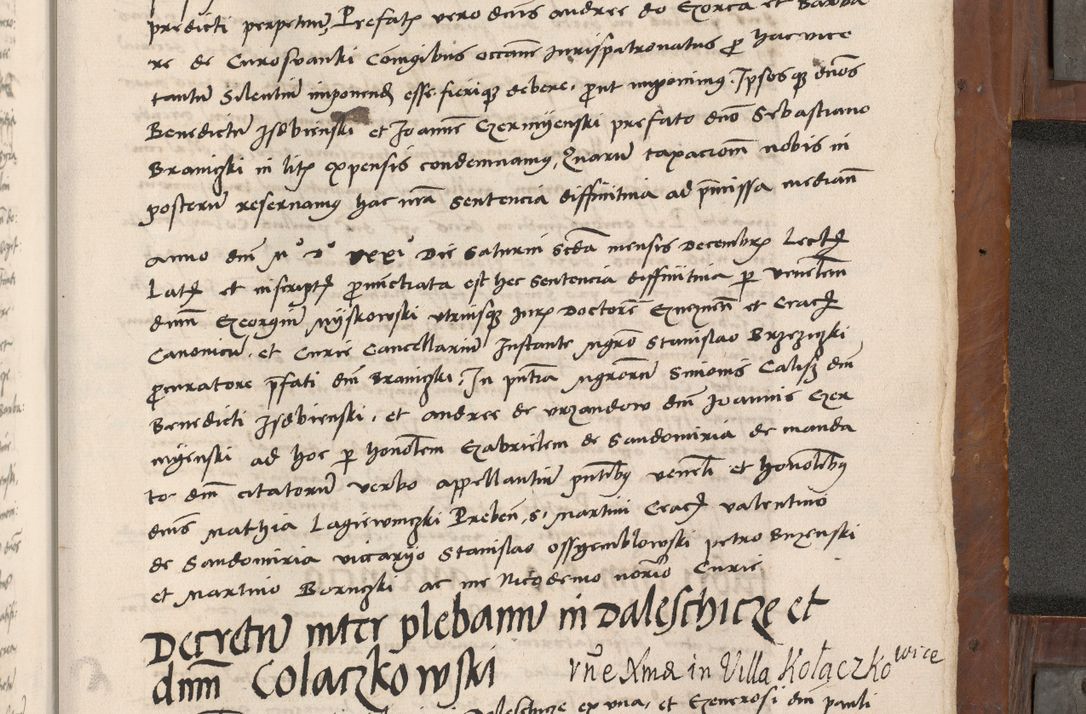 Zdjęcie nr 544 dla obiektu archiwalnego: Volumen II-um actorum coram R. D. Petro Tomicki, episcopo Cracoviensi et Regni Poloniae Vicecancellario, per A. D. 1530 et 1531 inclusive acticatorum, quorum indicem ad finem praesentis voluminis adnotatum videre est.