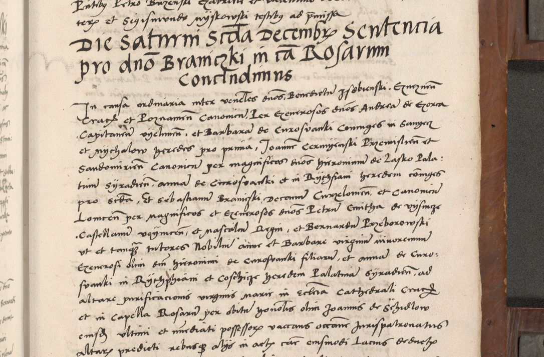 Zdjęcie nr 542 dla obiektu archiwalnego: Volumen II-um actorum coram R. D. Petro Tomicki, episcopo Cracoviensi et Regni Poloniae Vicecancellario, per A. D. 1530 et 1531 inclusive acticatorum, quorum indicem ad finem praesentis voluminis adnotatum videre est.