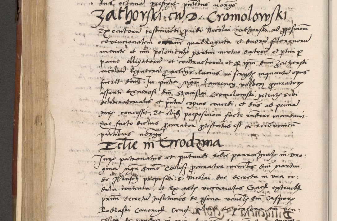 Zdjęcie nr 539 dla obiektu archiwalnego: Volumen II-um actorum coram R. D. Petro Tomicki, episcopo Cracoviensi et Regni Poloniae Vicecancellario, per A. D. 1530 et 1531 inclusive acticatorum, quorum indicem ad finem praesentis voluminis adnotatum videre est.