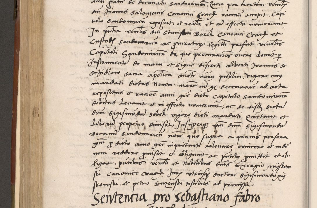 Zdjęcie nr 537 dla obiektu archiwalnego: Volumen II-um actorum coram R. D. Petro Tomicki, episcopo Cracoviensi et Regni Poloniae Vicecancellario, per A. D. 1530 et 1531 inclusive acticatorum, quorum indicem ad finem praesentis voluminis adnotatum videre est.