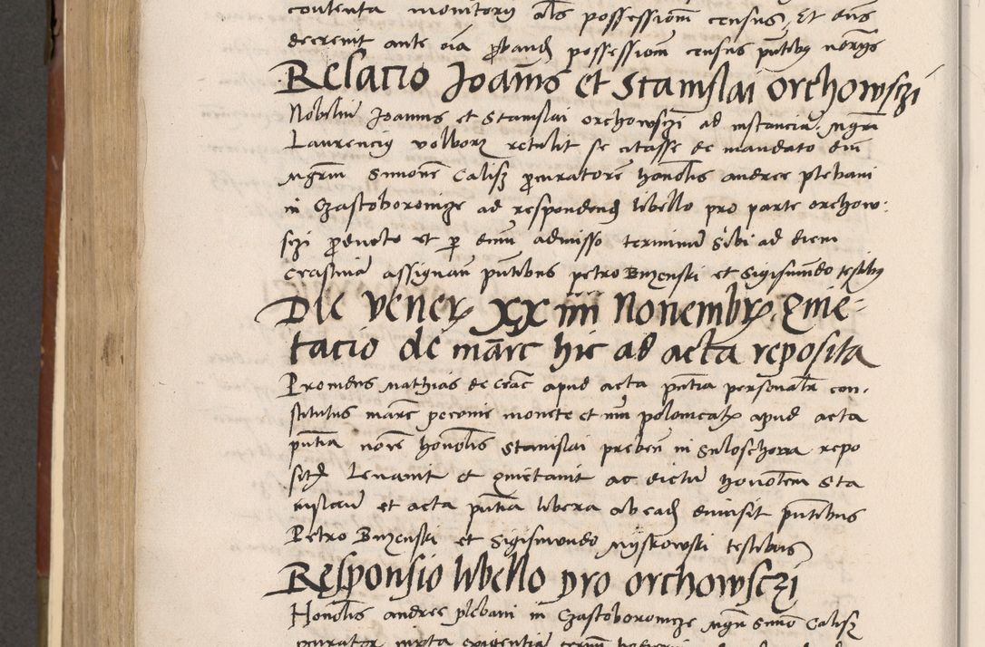 Zdjęcie nr 533 dla obiektu archiwalnego: Volumen II-um actorum coram R. D. Petro Tomicki, episcopo Cracoviensi et Regni Poloniae Vicecancellario, per A. D. 1530 et 1531 inclusive acticatorum, quorum indicem ad finem praesentis voluminis adnotatum videre est.